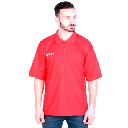Поло Zeus POLO BASIC M/C ROSSO Z00367 цвет: красный