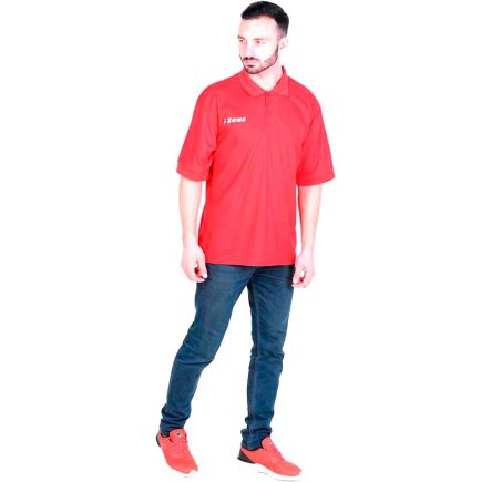 Поло Zeus POLO BASIC M/C ROSSO Z00367 цвет: красный