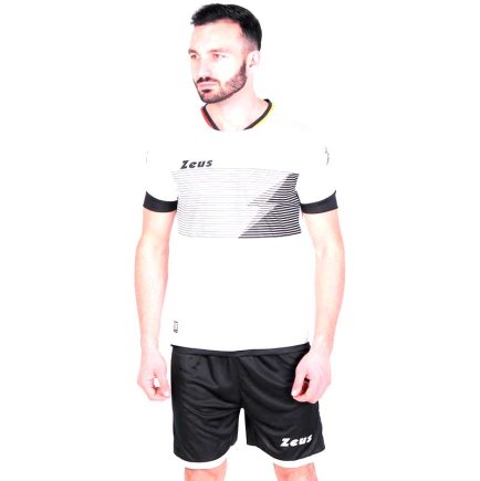 Футбольная форма Zeus KIT MUNDIAL Z01126 цвет: белый/черный