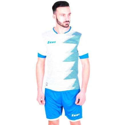 Футбольная форма Zeus KIT MUNDIAL Z01127 цвет: белый/голубой