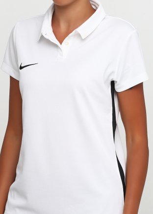 Футболка Nike Women's Dry Academy18 Football Polo 899986-100 женские цвет: белый