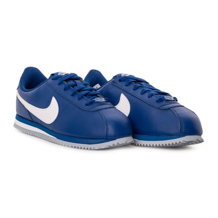 Кроссовки Nike CORTEZ BASIC SL (GS) 904764-402 подростковые цвет: синий