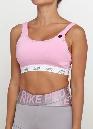 Топ Nike CLASSIC SOFT BRA 888603-629 жіночі колір: рожевий