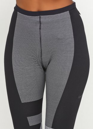 Лосины Nike W NK RN TCH PCK KNIT TGHT AJ8760-010 женские цвет: черный/серый