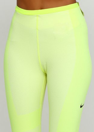 Лосины Nike W NK RN TCH PCK KNIT TGHT AJ8760-702 женские цвет: желтый