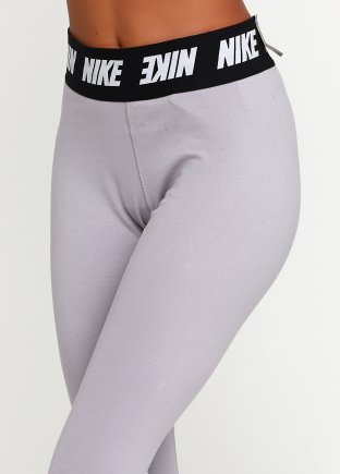 Лосины Nike W NSW LGGNG CLUB HW AH3362-027 женские цвет: серый