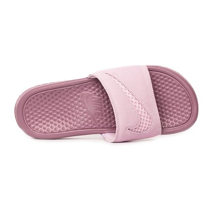 Шльопанці Nike WMNS BENASSI JDI LTR SE AQ8651-600 жіночі колір: рожевий