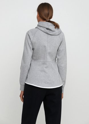 Спортивна кофта Nike W NSW TCH FLC WR HOODIE FZ 930759-063 жіночі колір: сірий