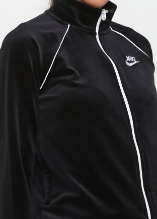 Ветровка Nike W NSW TRK JKT VELOUR AQ7977-010 женские цвет: черный