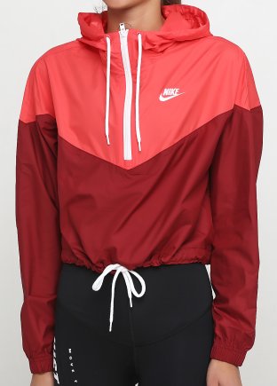 Ветровка Nike W NSW HRTG JKT WNDBRKR AR2511-677 женские цвет: вишневый/красный