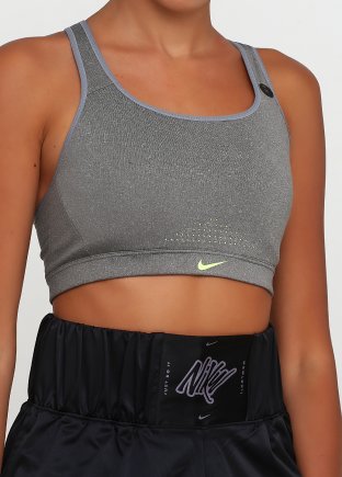 Топ Nike IMPACT BRA 888581-091 женские цвет: серый