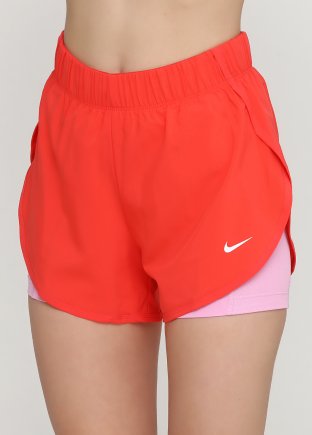 Шорти Nike W NK FLX 2IN1 SHORT WOVEN AR6353-850 жіночі колір: помаранчевий