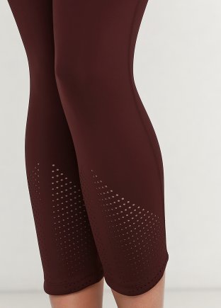 Лосины Nike W NK EPIC LX CROP AV8191-233 женские цвет: коричневый