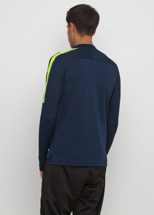 Спортивная кофта Nike CBF M NK DRY SQD DRIL TOP 893331-454 цвет: синий/салатовый