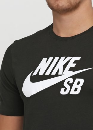Футболка Nike SB LOGO TEE 821946-356 колір: хаки