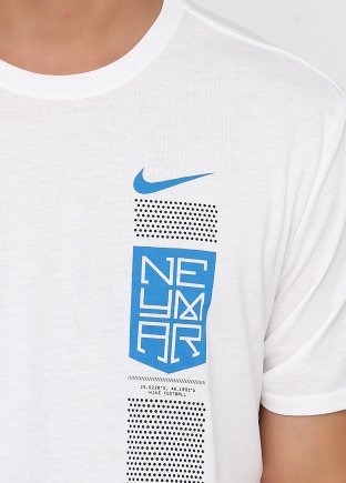Футболка Nike NEYMAR DRY TEE 860641-100 колір: білий/мультиколор