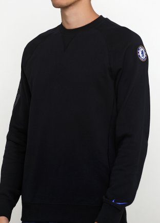 Спортивна кофта Nike CFC M NSW CRW FT AUT SLD 905493-010 колір: чорний