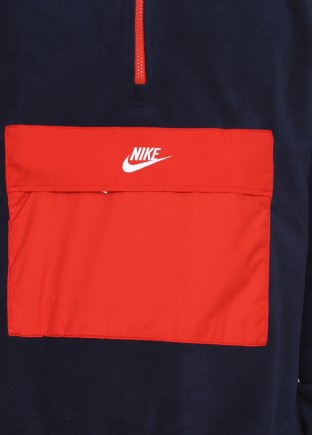 Спортивная кофта Nike M NSW TOP HZ CORE WNTR SNL 929097-451 цвет: синий/красный