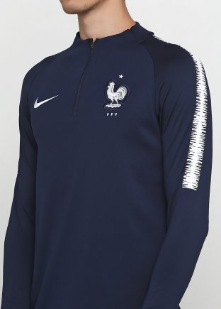 Спортивна кофта Nike FFF M NK DRY SQD DRIL TOP 893337-451 колір: синій/білий