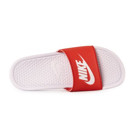 Сланцы Nike BENASSI JDI 343880-106 цвет: белый/красный