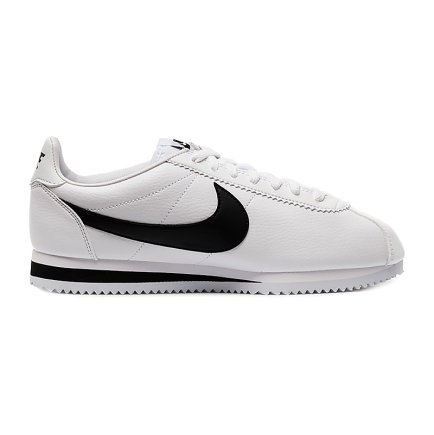 Кроссовки Nike CLASSIC CORTEZ LEATHER 749571-100 цвет: белый/черный - Официальная Продукция