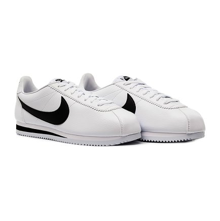 Кроссовки Nike CLASSIC CORTEZ LEATHER 749571-100 цвет: белый/черный - Официальная Продукция