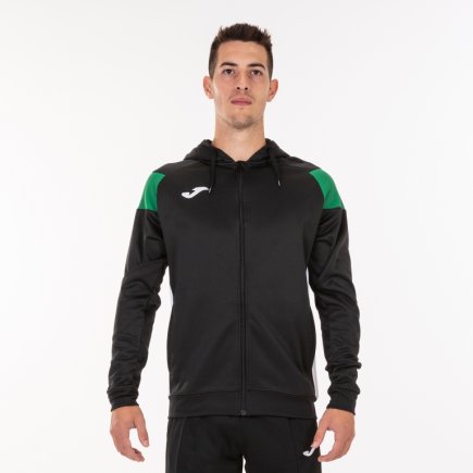 Спортивный костюм Joma Crew III набор цвет: черный/зеленый
