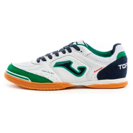Обувь для зала (футзалки) Joma TOP FLEX TOPW.932.IN цвет: белый/темно-синий (официальная гарантия)