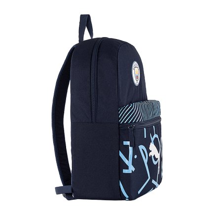 Рюкзак Puma MCFC Graphic Backpack 07674625 цвет: синий / голубой