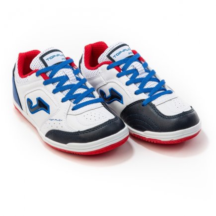 Взуття для залу (футзалки) Joma Top Flex TPJS.2032.IN дитячі колір: білий