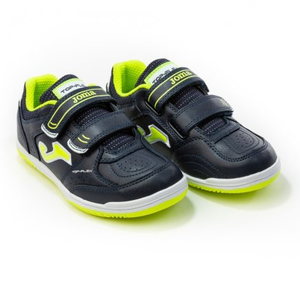 Обувь для зала (футзалки) Joma Top Flex TPJS.2043.IN детские цвет: темно-синий
