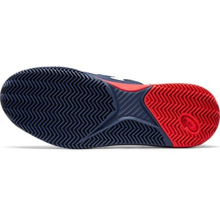 Кросівки ASICS GEL-RESOLUTION 8 CLAY 1041A076-400 колір: темно-синій / червоний