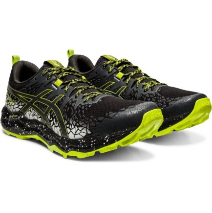 Кроссовки ASICS FUJITRABUCO LYTE 1011A700-001 цвет: черный/желтый