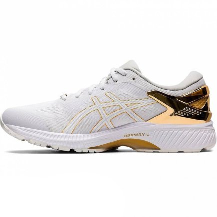 Кросівки ASICS GEL-KAYANO 26 PLATINUM 1011A872-100 колір: білий / золотий