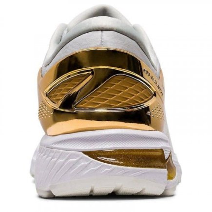 Кросівки ASICS GEL-KAYANO 26 PLATINUM 1011A872-100 колір: білий / золотий