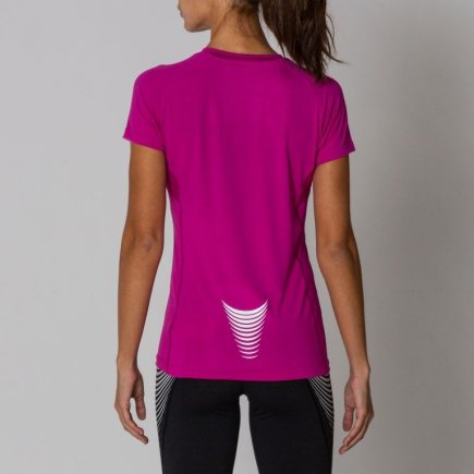 Футболка жіноча Joma T-SHIRT ELITE VI PINK-BLACK S / S WOMAN 900641.501