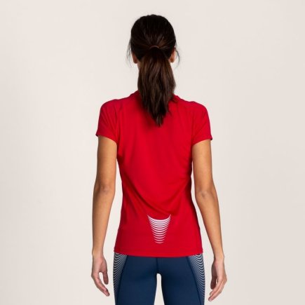 Футболка жіноча Joma T-SHIRT ELITE VI RED-NAVY S / S WOMAN 900641.603