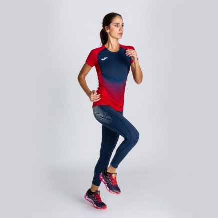 Футболка жіноча Joma T-SHIRT ELITE VI RED-NAVY S / S WOMAN 900641.603
