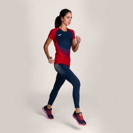 Футболка жіноча Joma T-SHIRT ELITE VI RED-NAVY S / S WOMAN 900641.603