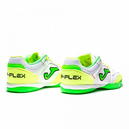 Взуття для залу (футзалки) Joma TOP FLEX TOPW.920.IN колір: білий/салатовий (офіційна гарантія)