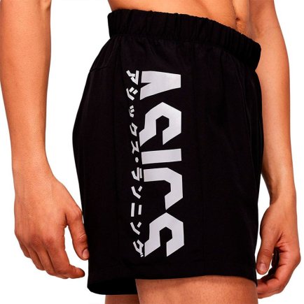 Шорты ASICS KATAKANA 5IN SHORT 2011A952-002 беговые цвет: черный