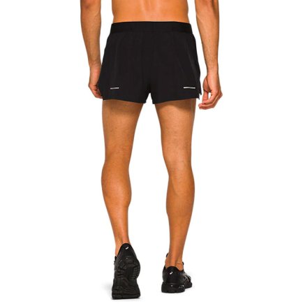 Шорти ASICS ROAD SPLIT SHORT 2011A787-001 бігові колір: чорний