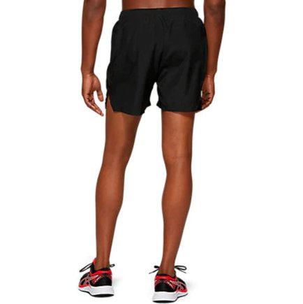 Шорти ASICS SILVER 5IN SHORT 2011A017-001 бігові колір: чорний