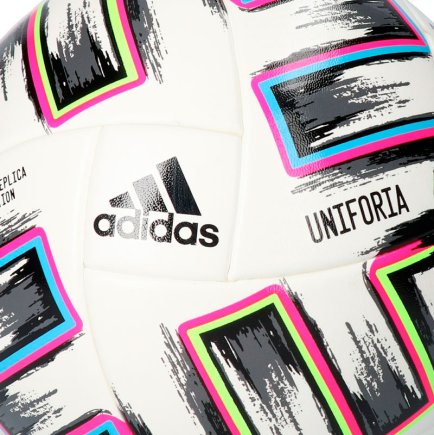 М'яч футбольний Adidas Uniforia Competition EURO 2020 FJ6733 розмір 4 колір: мультиколор (офіційна гарантія)