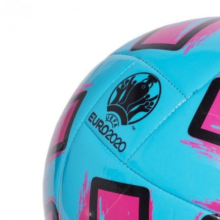 М'яч футбольний Adidas Uniforia Club EURO 2020 FH7355 розмір 5 колір: мультиколор (офіційна гарантія)