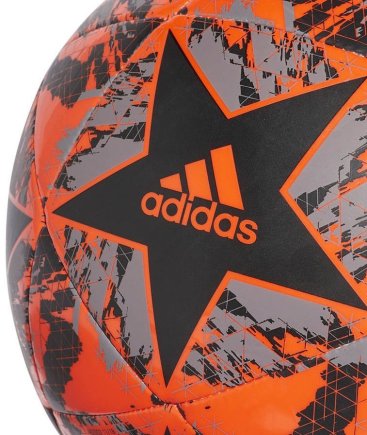 Мяч футбольный Adidas FINALE FC BAYERN MONACHIUM CAPITANO DY2543 размер 5 цвет: черный\оранжевый (официальная гарантия)