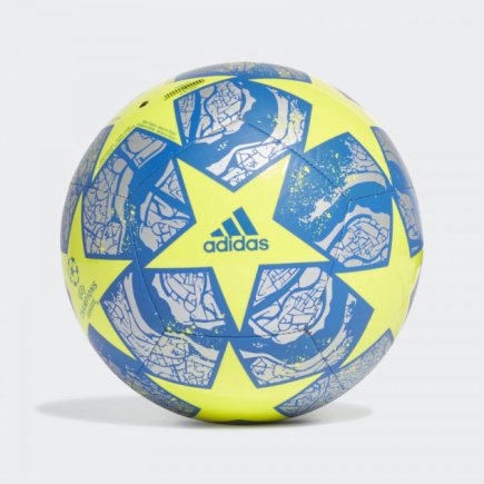 М'яч футбольний Adidas Finale Istanbul CLUB FH7379 Ліга Чемпіонів ЛЧ 2019-2020 розмір 5 колір: синій\жовтий (офіційна гарантія)