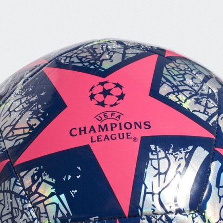М'яч футбольний Adidas FINALE ISTANBUL TRAINING FH7345 Ліга Чемпіонів ЛЧ 2019-2020 розмір 5 колір: рожевий\синій (офіційна гарантія)