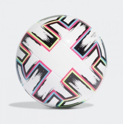 Мяч футбольный Adidas Uniforia League Junior J350 EURO 2020 FH7357 размер 5 цвет: мультиколор (официальная гарантия)