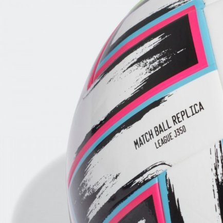 М'яч футбольний Adidas Uniforia League Junior J350 EURO 2020 FH7357 розмір 5 колір: мультиколор (офіційна гарантія)